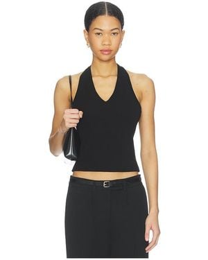 LNA Tide Halter Top - Black