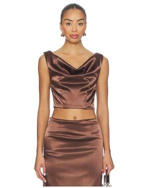 ALL THE WAYS Mela Top - Brown