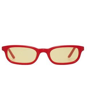 BRU Eyewear Flossie Wayfarer Sunglasses - Red