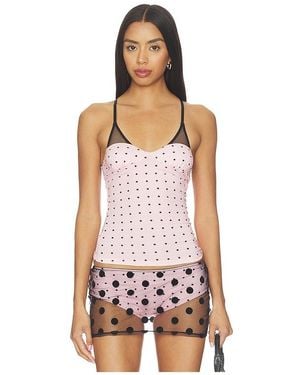 1XBLUE Nymph Tank Top - White