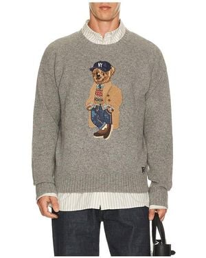 Polo Ralph Lauren Jersey En Color Gris Talla (También En M, S, Xl/1X, Xxl/2X)
