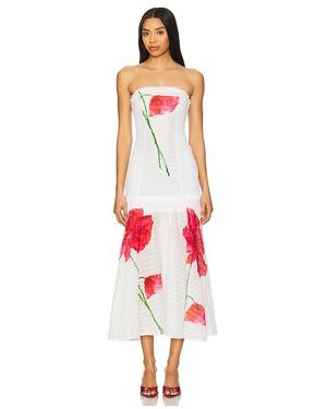 Charo Ruiz Opal Long Dress - Red