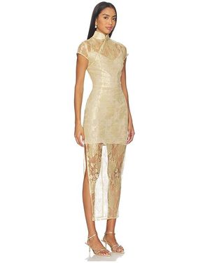 chinese dress ladies Roux Lace Mini Dress  SAU LEE