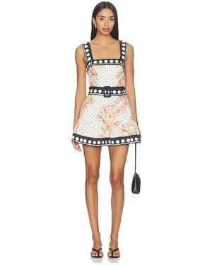 Amanda Uprichard X Revolve Lena Skort Romper - Multicolour