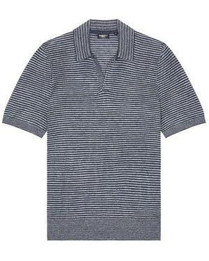 Faherty Polo-Sweater - Blau