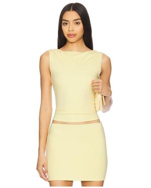 Lovers + Friends Lainey Top - Yellow