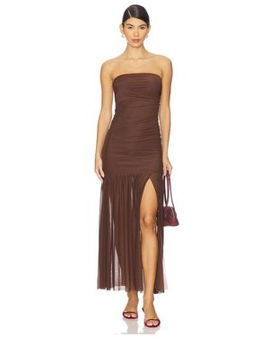 Nia Nola Dress - Brown
