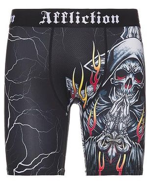 Affliction Phantom Fire Boxer Brief - Blue