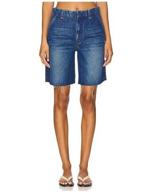 Mother The Lunch Money Short Fray - Blue