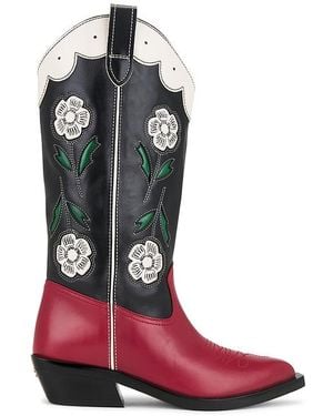 COACH Aria Tall Cowboy Boot - Rot