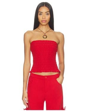 LNA Gigi Tube Top - Red
