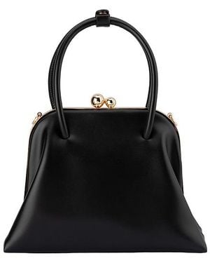 OLGA BERG Tasche Mit Henkel Leandra - Schwarz