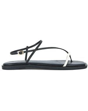 Kaanas Alayta Square Toe Sandal - Black