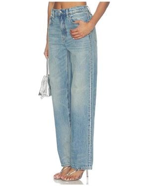 Alexander Wang Ez Jeans With Embellished Chain En Color Azul Talla (También En 25, 26, 27, 29)