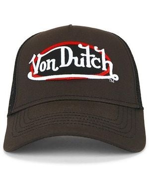 Von Dutch Over Flow Trucker Hat - Black