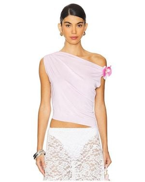 Jaded London Dare To Drape Top - White