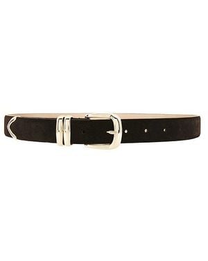 FAVORITE DAUGHTER The Suede Jordan Belt - Black