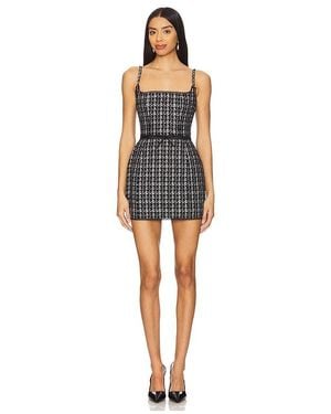 Nana Jacqueline Talia Tweed Dress - Black