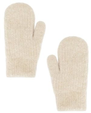 Hat Attack Fleecey Lined Mitten - White