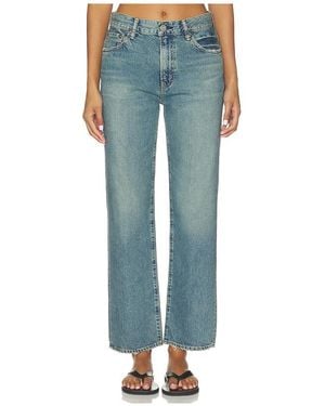 Moussy Lafayette Straight Leg Jeans - Blue
