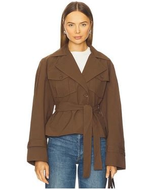 Lamarque X Revolve Quinn Trenchcoat - Brown