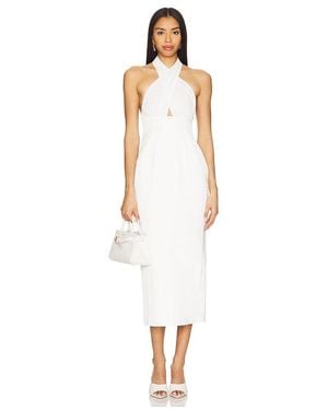 MORE TO COME Josie Midi Dress - White