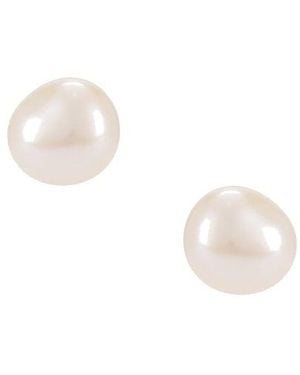 Shashi Pearl Stud Earring - White