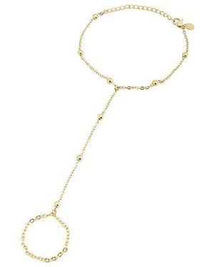 petit moments Sol Hand Chain Bracelet - Metallic