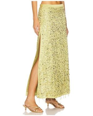 Asta Resort Yasmin Hand Beaded Skirt - Gelb
