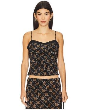 Free People Bali Margot Top - Black