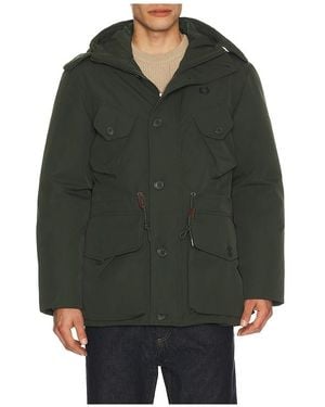 Fred Perry Patch Pocket Puffer Jacket - Green