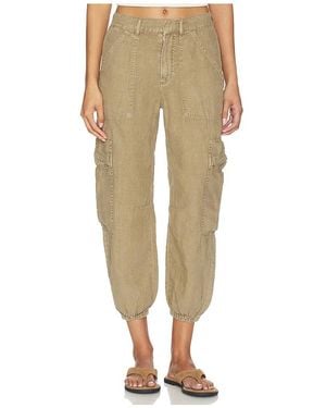 Citizens of Humanity Ciela Balloon Utility Linen Trousers - Natural