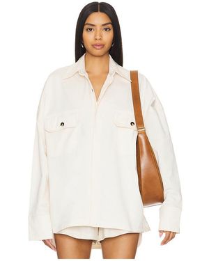 Lovers + Friends Sydney Button Up - White