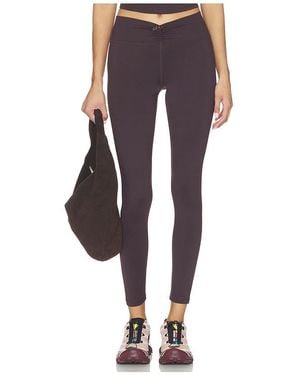 WeWoreWhat Ruched V- Legging - Blue