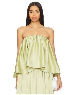 L'idée Breeana Top En Color Verde Talla En - Amarillo
