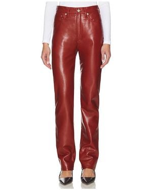 Agolde Pierna Recta En Color Rojo Ladrillo Talla (También En 25, 26, 27, 28, 30, 32, 33, 34)