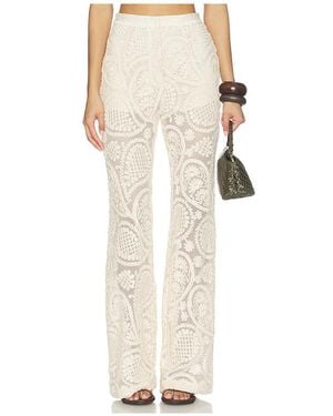 Sabina Musayev Pantalon Harris En. Taille Also En S, M - Blanc