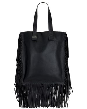 IRO Handtasche Paper Franges - Schwarz
