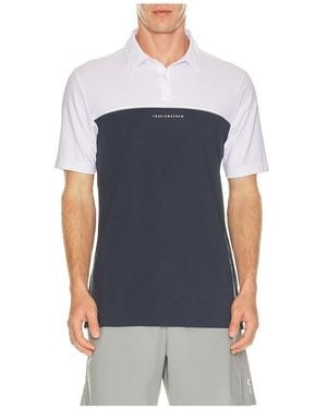 Travis Mathew Travis Mathew Featherweight Colorblock Polo - Blue