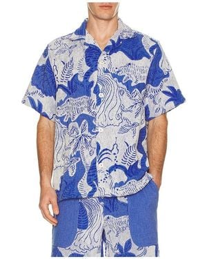 Oas Mystea Cuba Shirt - Blue