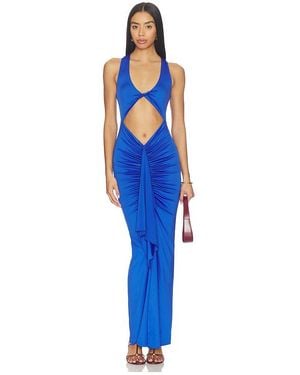 chinese dress ladies Carmel High Neck Maxi Dress