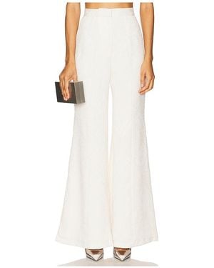 Sabina Musayev Pantalón Samuel En Color Blanco Talla En