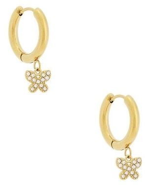 Casa Clara Pendientes Largos Mari En Color Oro Metálico Talla
