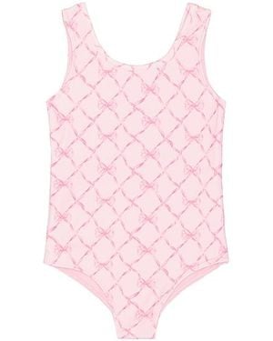 LoveShackFancy Traje De Baño Aldora En Color Rosado Talla (También En 4)