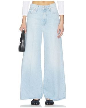 Mother The Ditcher Roller Zip Skimp Jeans - Blue