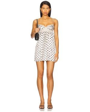 Free People Kurzes Slip-Dress Midnight Muse - Mehrfarbig