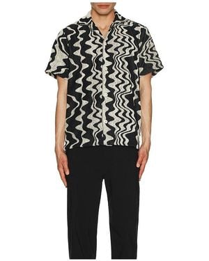Oas Nero Verve Cuba Terry Shirt - Black