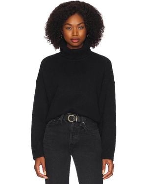 525 America Relaxed Turtleneck Sweater - Black