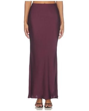 Amanda Uprichard Maci Maxi Skirt - Purple