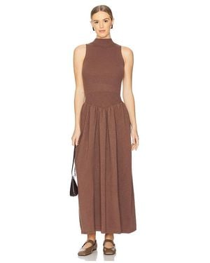 corset seamed linen blend mini dress Delaney Corset Mini Dress